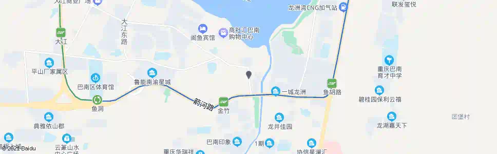 重庆鱼洞江州路_公交站地图_重庆公交_妙搜公交查询2025