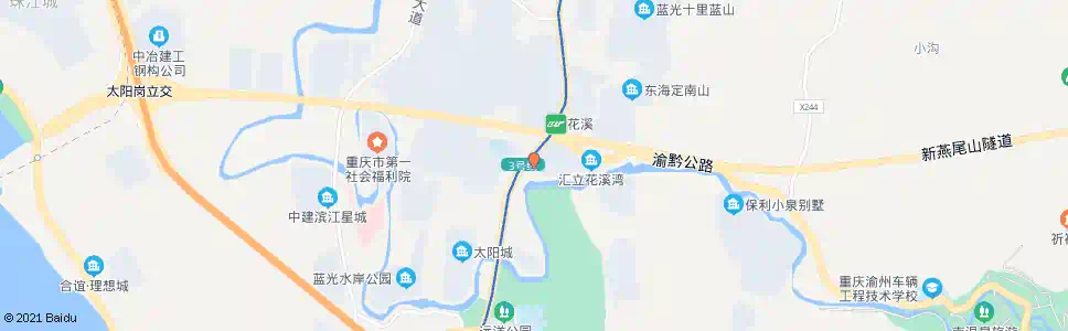 重庆创新路(宗申厂西门)_公交站地图_重庆公交_妙搜公交查询2025