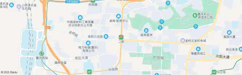 重庆二郎_公交站地图_重庆公交_妙搜公交查询2025
