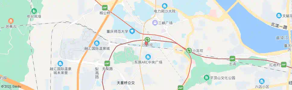 重庆沙坪坝师院_公交站地图_重庆公交_妙搜公交查询2025