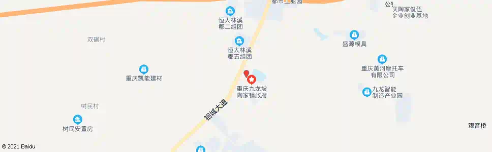 重庆陶家开发区_公交站地图_重庆公交_妙搜公交查询2025
