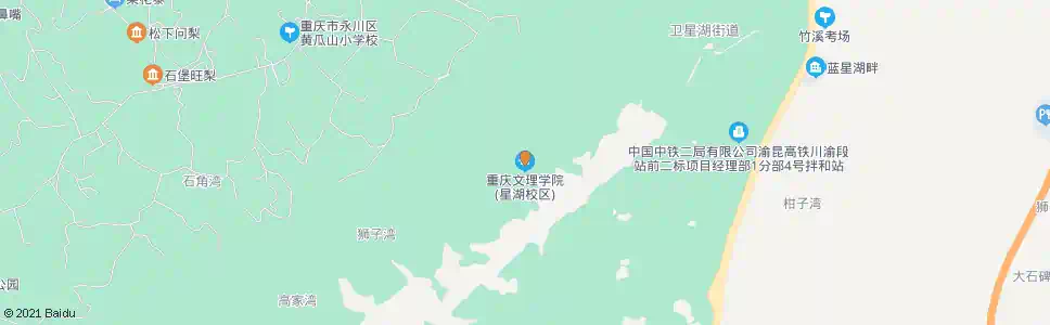 重庆文理学院星湖校区_公交站地图_重庆公交_妙搜公交查询2025