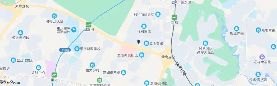 重庆金渝路公园1号_公交站地图_重庆公交_妙搜公交查询2025