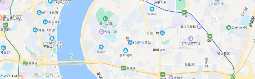 重庆南坪西路口(明佳路)_公交站地图_重庆公交_妙搜公交查询2025