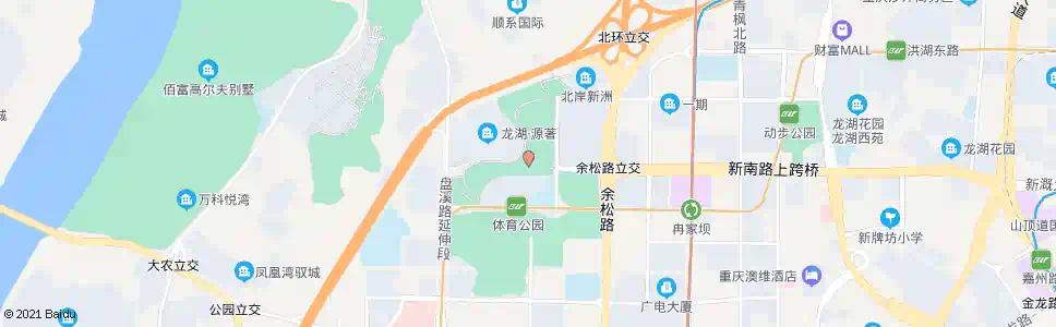 重庆石子山体育公园东_公交站地图_重庆公交_妙搜公交查询2025