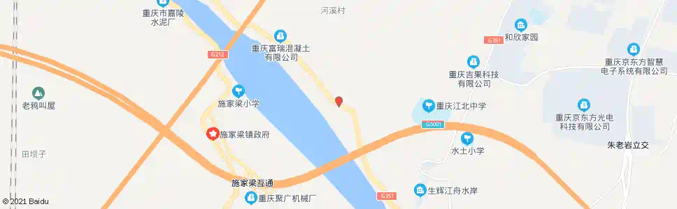 重庆河溪大桥_公交站地图_重庆公交_妙搜公交查询2025