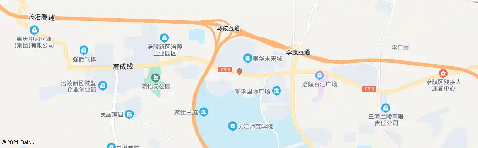 重庆师院北街_公交站地图_重庆公交_妙搜公交查询2025