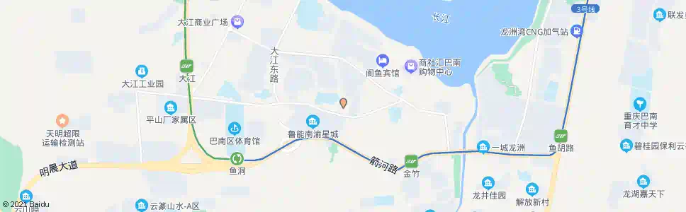 重庆巴南人民广场_公交站地图_重庆公交_妙搜公交查询2025