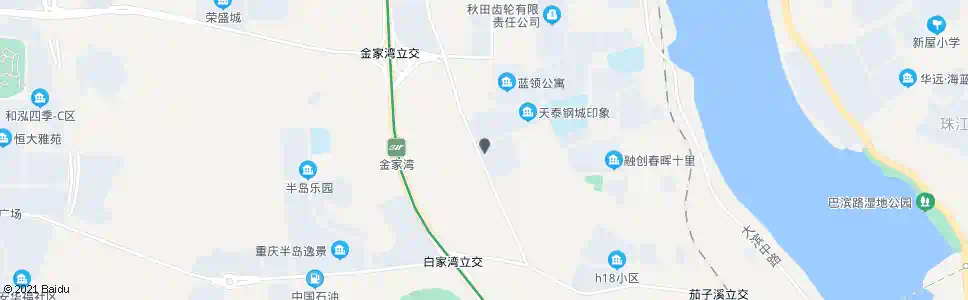 重庆车家坪融科钓鱼台_公交站地图_重庆公交_妙搜公交查询2025