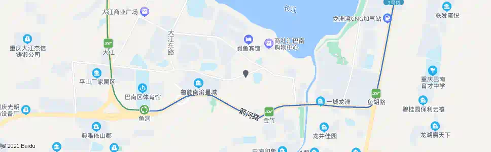 重庆鱼洞新邮局_公交站地图_重庆公交_妙搜公交查询2025
