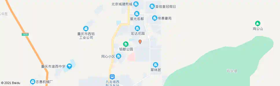 重庆西彭东大街_公交站地图_重庆公交_妙搜公交查询2025
