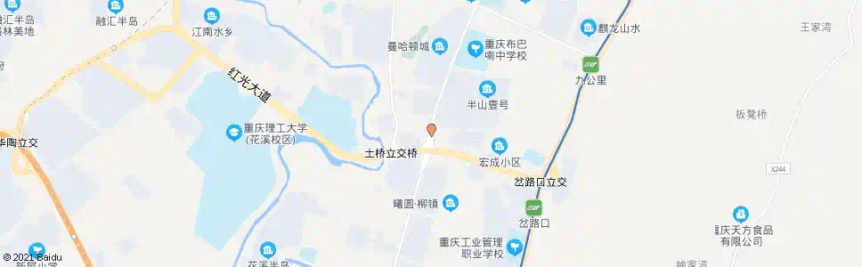 重庆土桥立交_公交站地图_重庆公交_妙搜公交查询2025