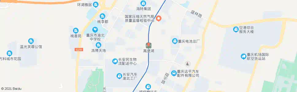 重庆高堡湖站_公交站地图_重庆公交_妙搜公交查询2025