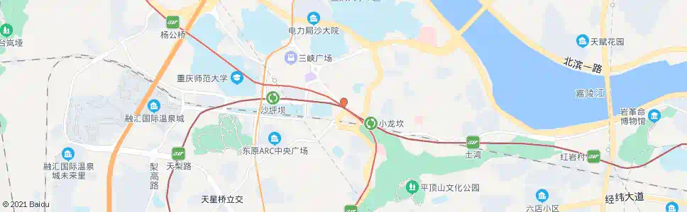 重庆小龙坎新街_公交站地图_重庆公交_妙搜公交查询2025