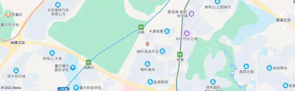 重庆鸳鸯丹鹤小区_公交站地图_重庆公交_妙搜公交查询2025