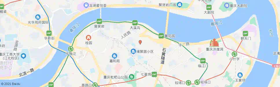 重庆巴蜀花园_公交站地图_重庆公交_妙搜公交查询2025