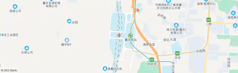 重庆临时客运西站_公交站地图_重庆公交_妙搜公交查询2025