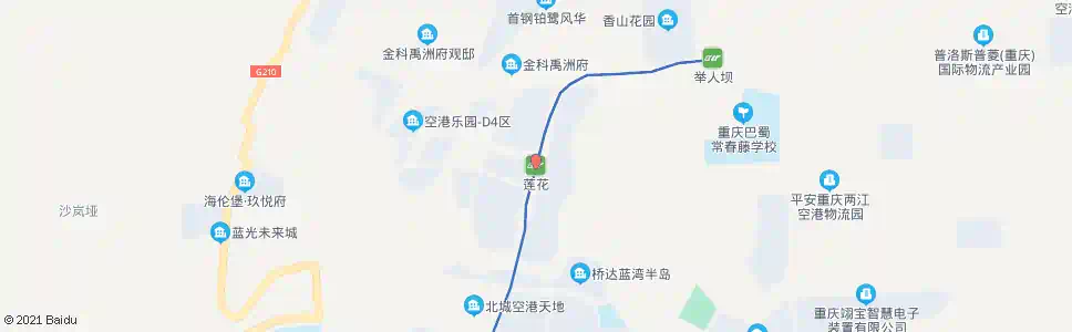 重庆莲花市场(路口)_公交站地图_重庆公交_妙搜公交查询2025