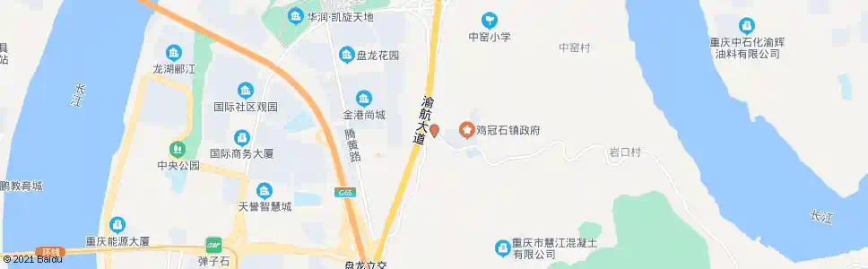 重庆鸡冠石卫生院_公交站地图_重庆公交_妙搜公交查询2025