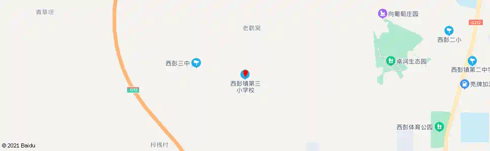 重庆西彭三小_公交站地图_重庆公交_妙搜公交查询2025