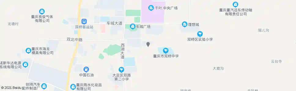重庆双桥经开区管委会_公交站地图_重庆公交_妙搜公交查询2025