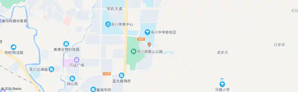 重庆永中新校区_公交站地图_重庆公交_妙搜公交查询2025