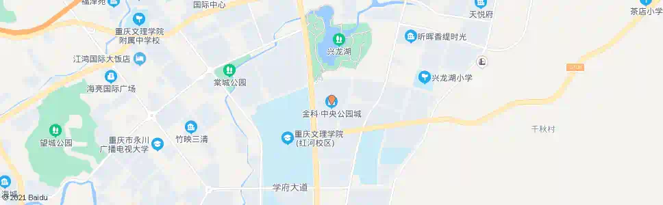 重庆金科中央公园城_公交站地图_重庆公交_妙搜公交查询2025