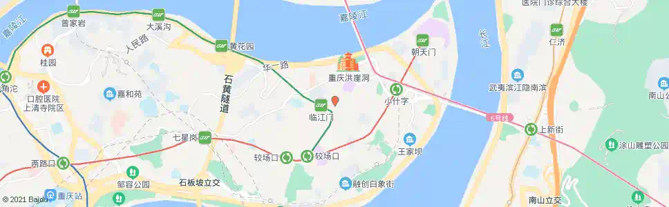 重庆时代广场_公交站地图_重庆公交_妙搜公交查询2025