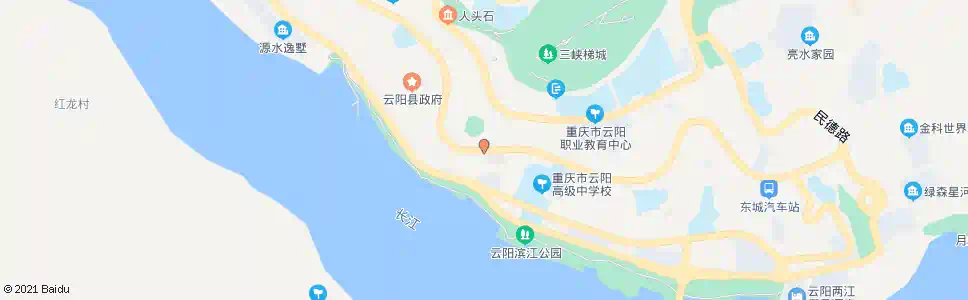 重庆云阳建行_公交站地图_重庆公交_妙搜公交查询2025