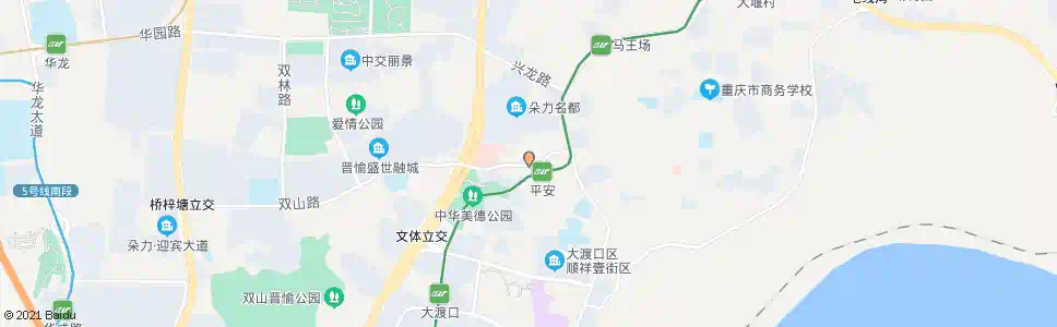 重庆轨道平安站_公交站地图_重庆公交_妙搜公交查询2025