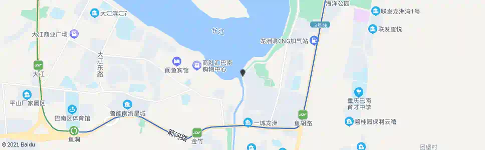 重庆鱼洞滨江大桥_公交站地图_重庆公交_妙搜公交查询2025