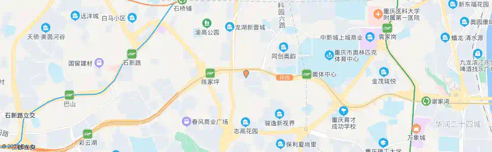 重庆陈家坪通用晶城_公交站地图_重庆公交_妙搜公交查询2025