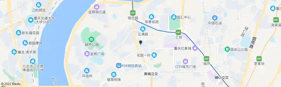 重庆南坪西路(骑龙山庄)_公交站地图_重庆公交_妙搜公交查询2025