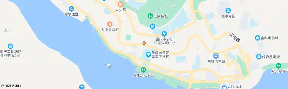 重庆云阳建委_公交站地图_重庆公交_妙搜公交查询2025