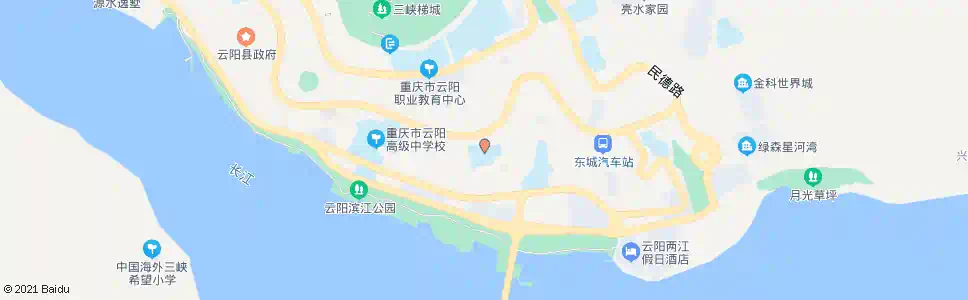 重庆云阳实验小学_公交站地图_重庆公交_妙搜公交查询2025