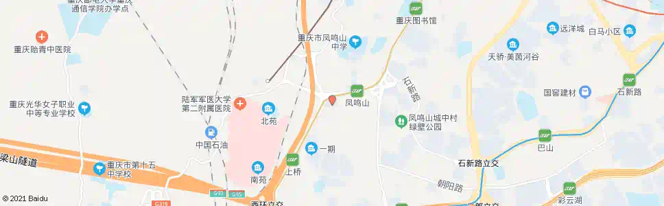 重庆西物市场(凤鸣山)_公交站地图_重庆公交_妙搜公交查询2025