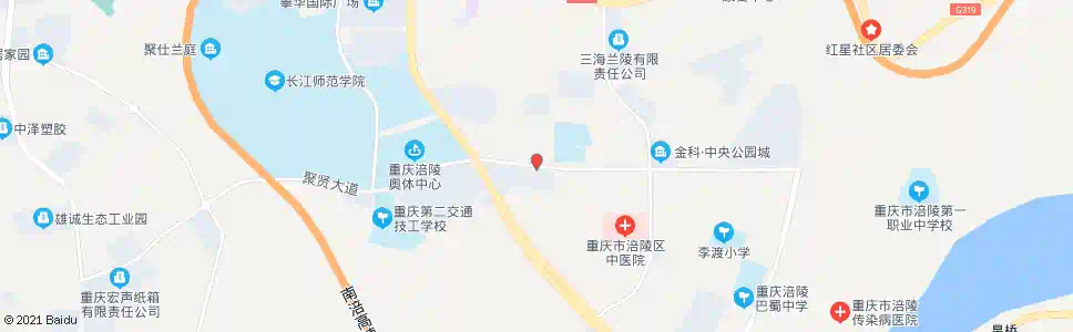 重庆涪陵14小_公交站地图_重庆公交_妙搜公交查询2025
