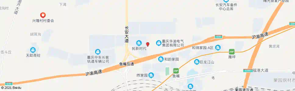 重庆永和路_公交站地图_重庆公交_妙搜公交查询2025