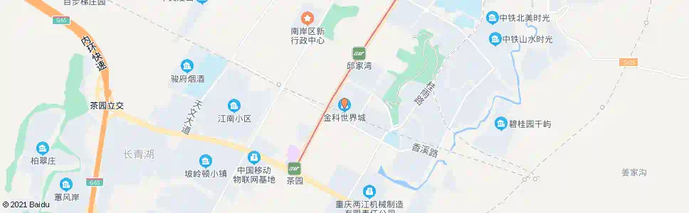重庆金科世界城_公交站地图_重庆公交_妙搜公交查询2025