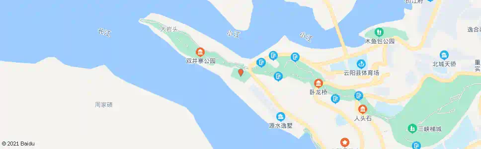 重庆云阳两江广场_公交站地图_重庆公交_妙搜公交查询2025