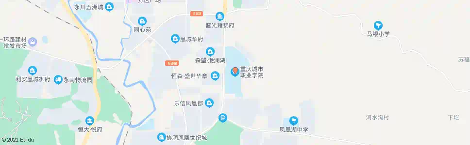 重庆城市职业学院_公交站地图_重庆公交_妙搜公交查询2025
