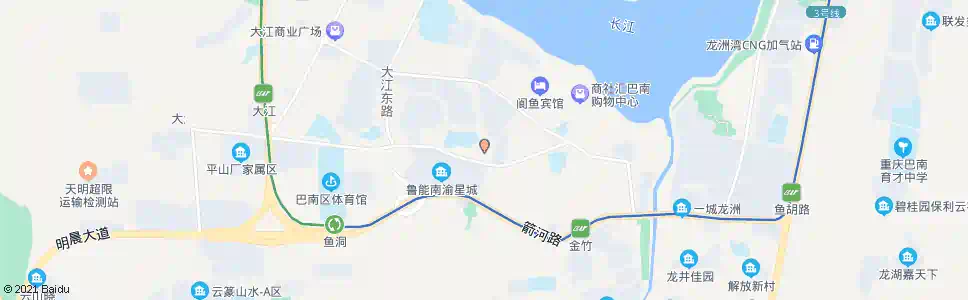 重庆巴南区人民广场_公交站地图_重庆公交_妙搜公交查询2025
