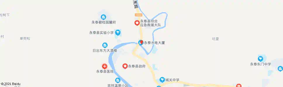福州永泰水利局_公交站地图_福州公交_妙搜公交查询2025