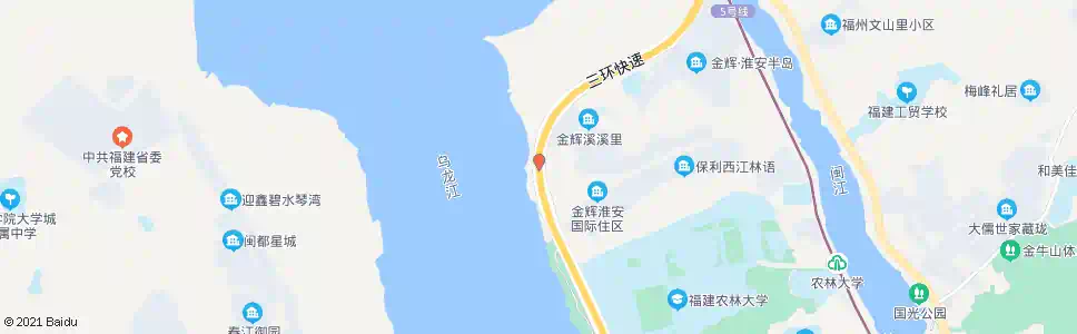 福州三环淮安路口_公交站地图_福州公交_妙搜公交查询2025