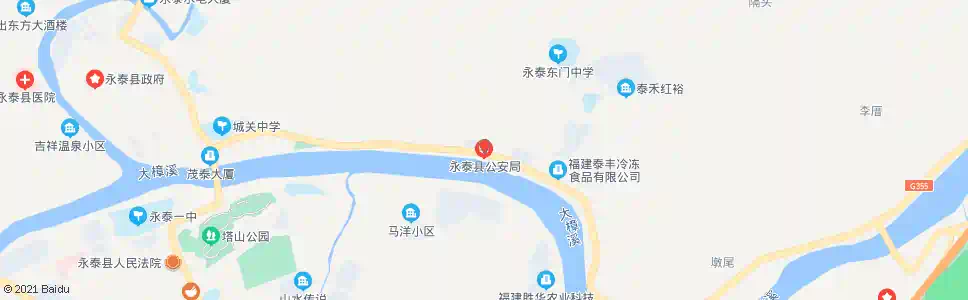 福州永泰公安局_公交站地图_福州公交_妙搜公交查询2025