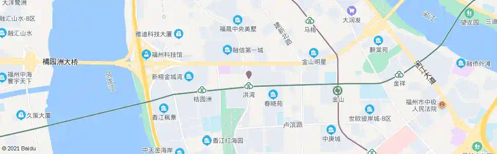 福州洪湾路口_公交站地图_福州公交_妙搜公交查询2025