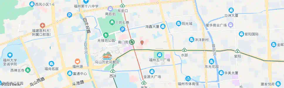福州空院门诊部_公交站地图_福州公交_妙搜公交查询2025