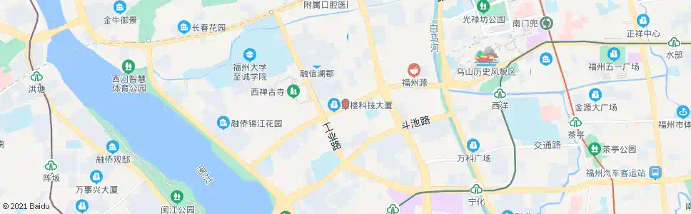 福州乌山祥屿路口_公交站地图_福州公交_妙搜公交查询2025