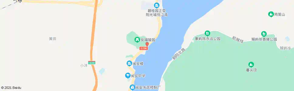 福州安福陵园_公交站地图_福州公交_妙搜公交查询2025