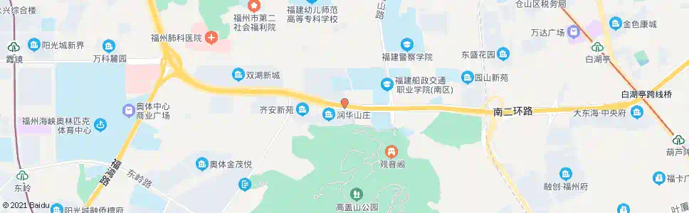 福州高盖山人行天桥_公交站地图_福州公交_妙搜公交查询2025